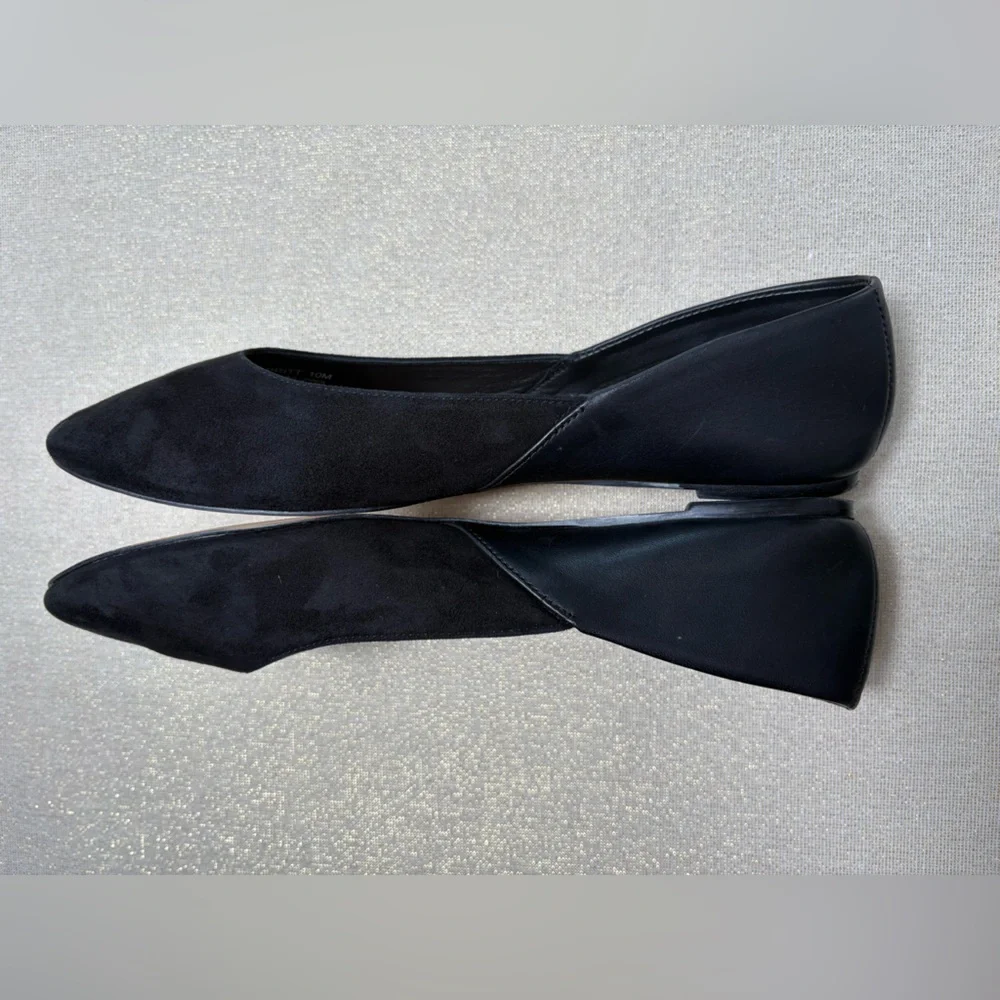 botkier New York Flats-Size: 10-Color: Black-Front is Suede and Back is Leather - Picture 3 of 7